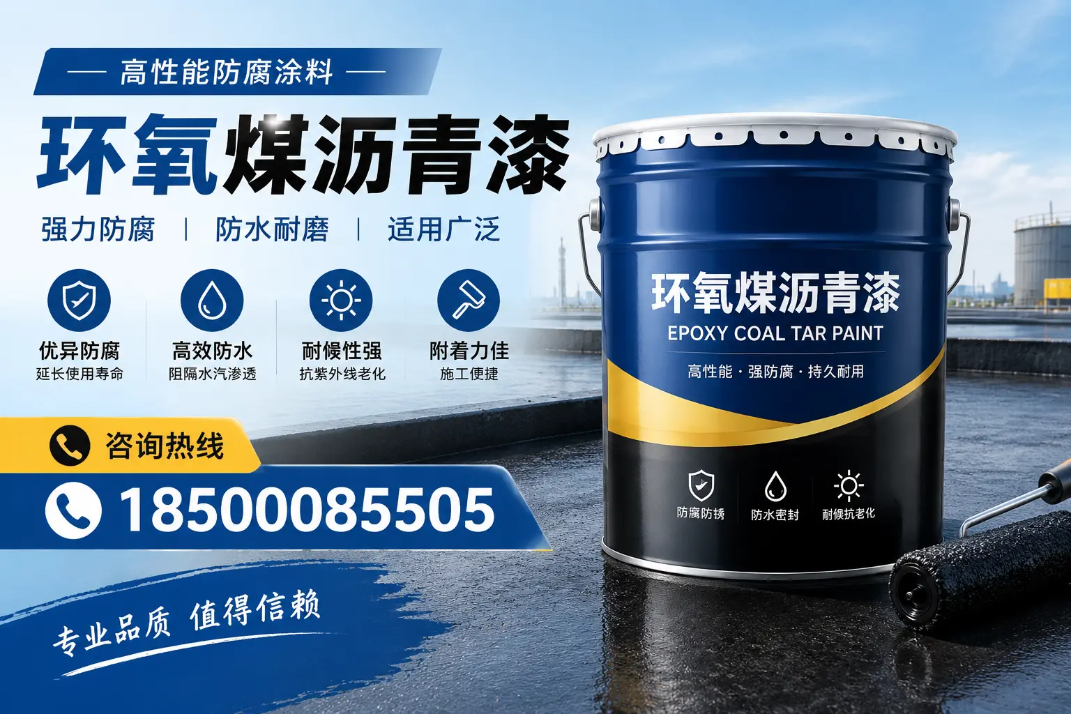 环氧煤沥青漆的主要成分与功能，天水用户深度了解